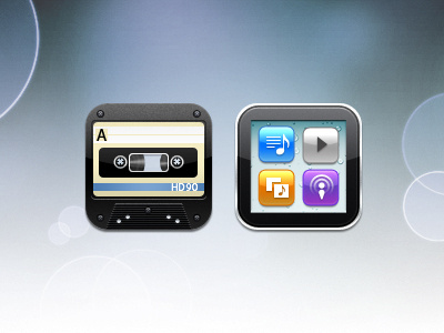 May - Music/iPod icons app cassette icon icons ios iphone ipod may music nano tape