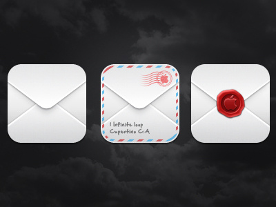 May - Mail icons app envelope icon icons ios iphone mail may stamp stripes wax