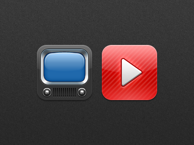 Natal - Youtube icons app icon icons ios iphone ipod natal play television tv youtube