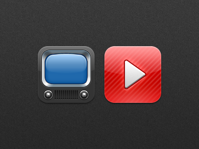 Natal Youtube Icons By Daniel Waugh On Dribbble