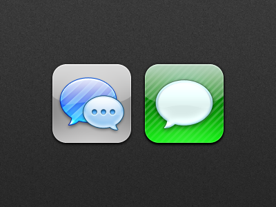 Natal - Messages app bubble icon icons imessage ios ipad iphone ipod messages natal speech
