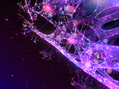 Neuro 3d cinema 4d cinema4d glow light redshift x particles