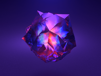 Crystal Fracture by James Monkman on Dribbble