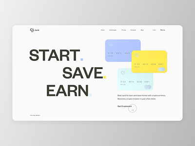 Cryptocard. Start. Save. Earn.