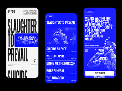 Concert Tickets App Concept