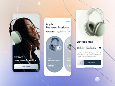 Apple Store Mobile App Concept airpods app apple store apple watch clean deals design devices ecommerce ios iphone marketplace max mobile online shopping store ui white