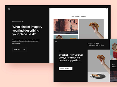 Squarespace – The Website Creation Process agregator cafe food onboarding restaurant squarespace web website