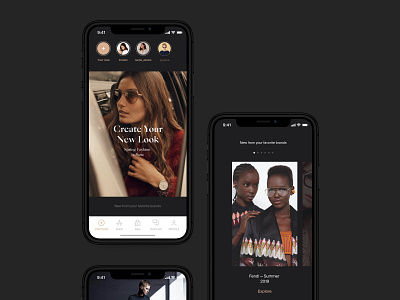 Fashion app feed