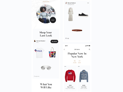 Fashion app discovery by Lay on Dribbble