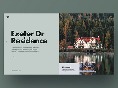 Ö Landing Page block green grid landing landing page landing page design landingpage promo real estate residence website