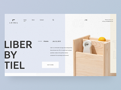 Leibal.com Main Page Redesign blog blue and white clean concept design ecommerce grey interface landing page landing page design main page redesign redesign. website