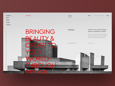 Main Page for Design studio