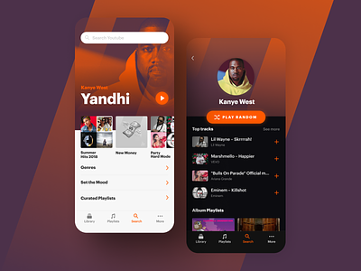 Search in a Music App