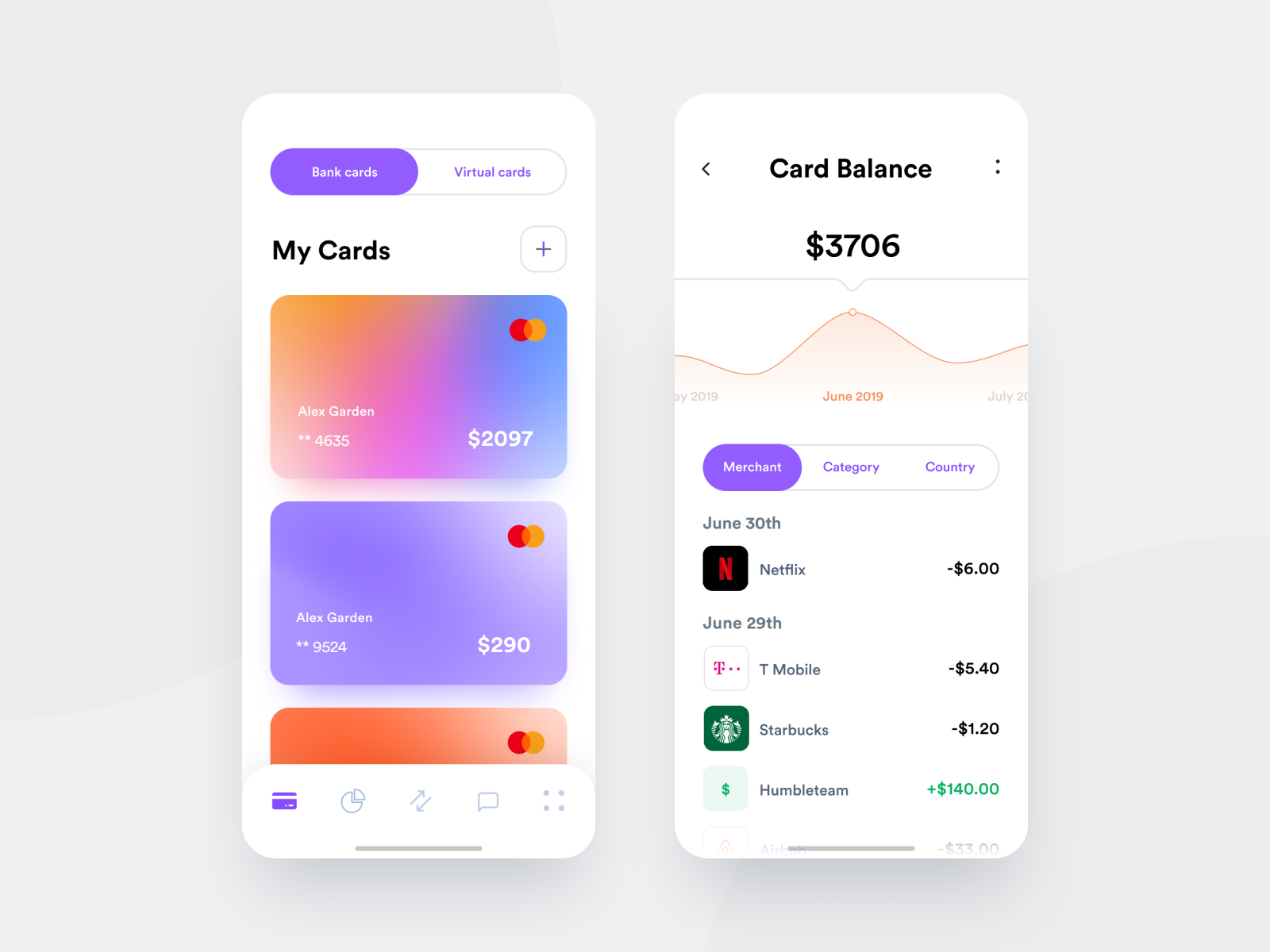 App for All Your Cards by Lay – UX/UI and branding for startups on Dribbble