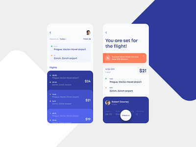 Flights Booking App Concept air airport app booking clean flight app flight booking flight search ios mobile tickets trips ui white