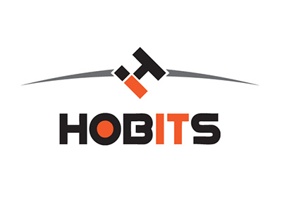 Hobits IT branding design logo logomark