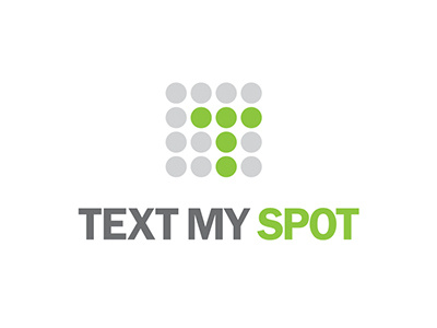 Text My Spot branding design logo logomark