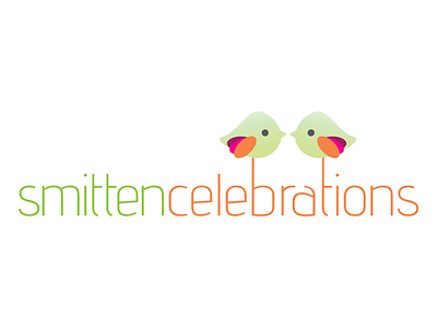 Smitten Celebrations branding logo logomark