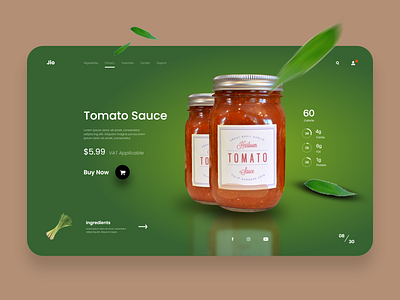 Concept for online grocery store design minimal ui uiux ux website website design