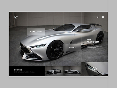 Concept for car seller website design minimal ui uiux ux uxdesign website website design