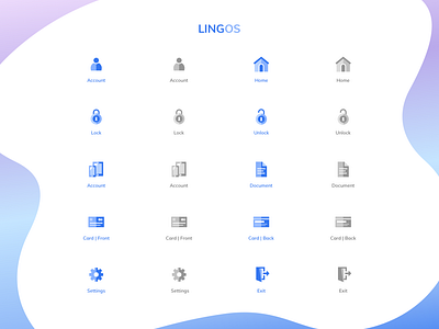 Icons app branding card creditcard document door exit home iconography icons iconset lock payment settings sketch styling symbol uidesign uiux webdesign