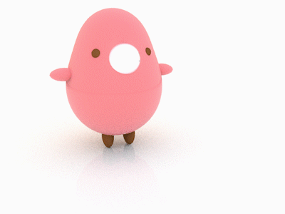 pink duck anim design gif gif animated