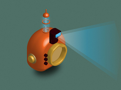 Isometric Particle Camera 3d camera