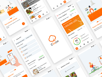 Coozin app cooking design ui design ux