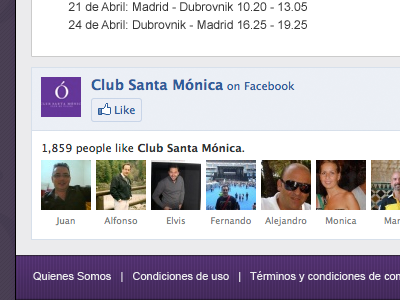 Club Santa Mónica - Tourism trip page detail