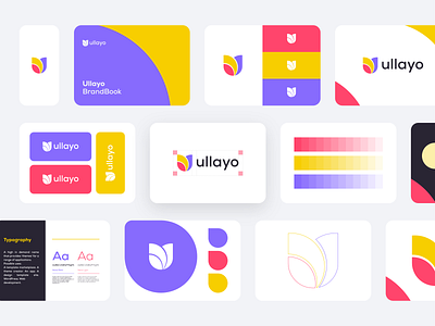 Ullayo Logo Design and Brand Guideline brand guideline brand identity brandbook branding branding mark brandmark business logo graphic design guideline logo logo design logomark logos logotype mark motion graphics theme usa vector art web development