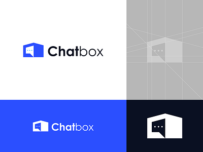 Chatbox Logo Design box brand identity branding brandmark business logo chat graphic design icon logo logo design logomark logos mark modern logo motion graphics social symbol technology usa vector art