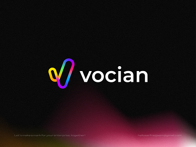 Vocian Logo Design ( V Letter Mark )
