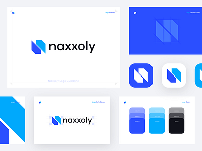 Naxxoly Logo Guideline brand guideline brand identity branding brandmark business logo graphic design icon logo logo design logo guidebook logo guideline logomark logos n letter n letter mark n logo n mark symbol usa vector art