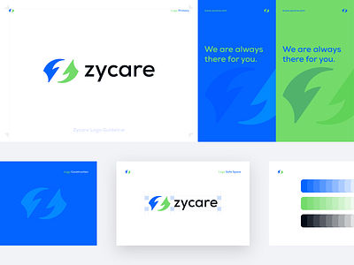 Zycare Logo Guideline Hand And Z Letter Combination By Sarfraz Jasim On Dribbble