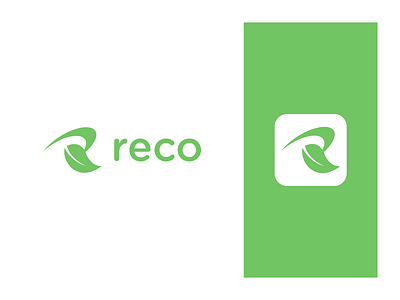 Reco Logo Design brand identity branding brandmark business logo company logo eco graphic design icon leaf logo logo logo design logomark logos motion graphics r and leaf logo r letter sarfraz jasim symbol usa vector art