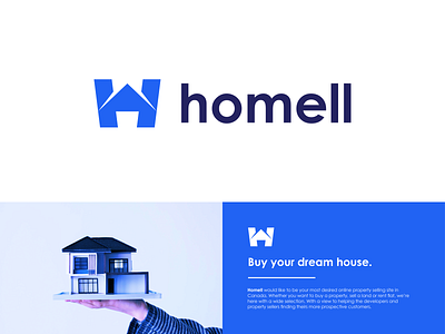 Homell Logo Design