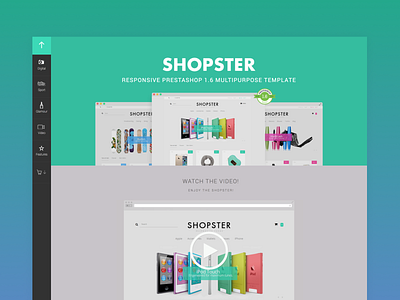 Shopster Prestashop Template Landing Page