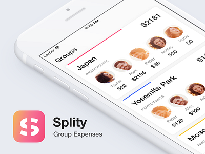 Splity — Group Expenses app app design apple application finance finance app ios ios app