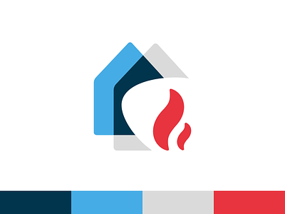 Logo MIT brand branding design flame grid house identity logo mark simple styleguide transparency typography design