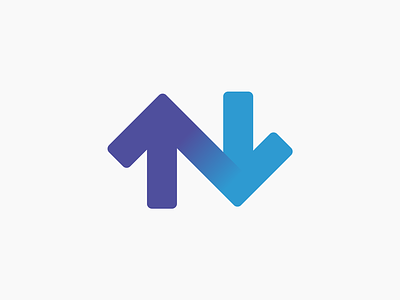 N-Arrow arrow brand branding design identity logo mark n simple typography