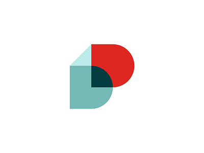P Logo experiment 3d brand branding design identity logo mark simple transparency typography