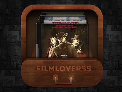Filmloverss App Icon app icon application film icon ios icon movie