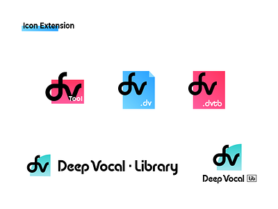 DeepVocal Icon Extension branding deepvocal design icon logo software