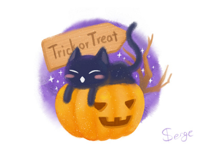 Happy Halloween halloween illustration painting