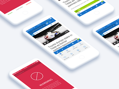 Vital Security app design ui ux