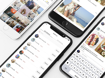 Fashion app app branding design flat ui ux