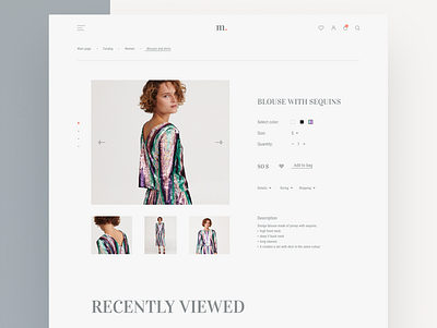 Category branding design ui ux web website