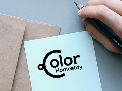 logo color homestay branding illustration logo vector