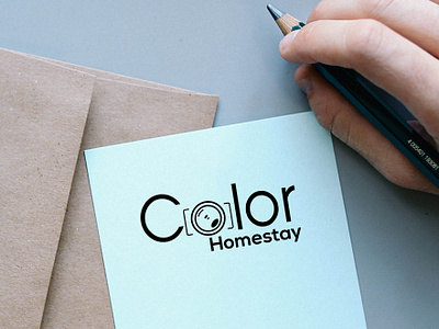 logo color homestay branding design illustration logo vector