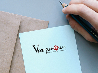 Logo VPerfume.vn branding design illustration logo vector